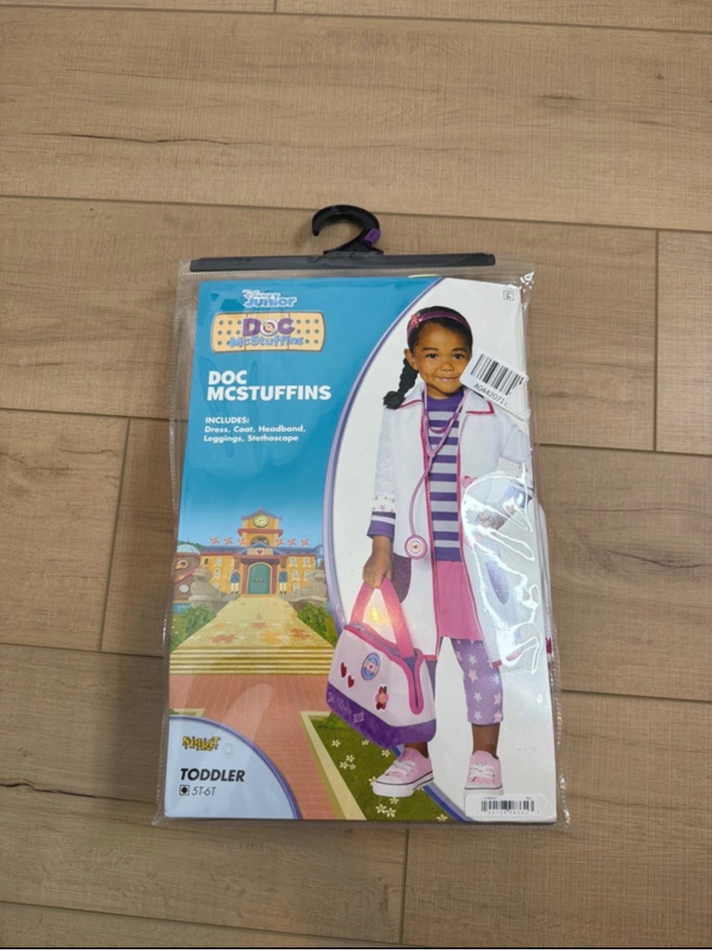 Disney Doc McStuffins Costume Girls Size 5-6T Doctor Halloween Spirit 4 Piece